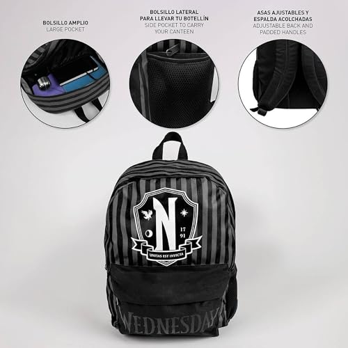 Cerdá Life's Little Moments Wednesday Casual Backpack (2100005558)