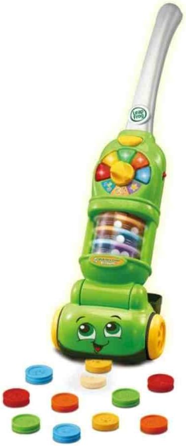 LeapFrog Pick Up & Count Vacuum – Pädagogisches Rollenspielspielzeug mit Lichtern und Geräuschen für Kinder im Alter von 2–5 Jahren