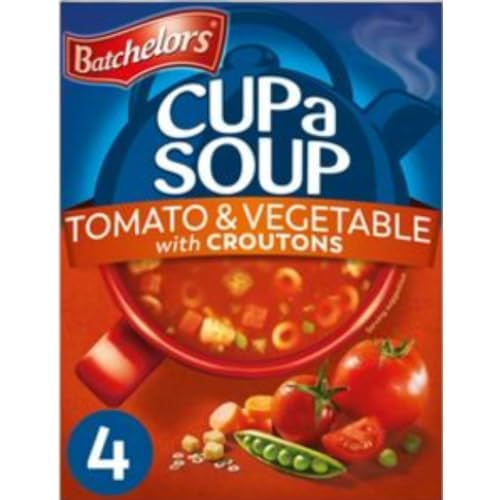 Batchelors Cup a Soup Tomato & Vegetable Instant Soup Sachets, 104 g Box