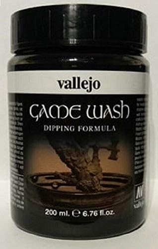 Vallejo Model Color 200 ml Wash - Black - Waterbased Acrylic Paint for Plastic Models