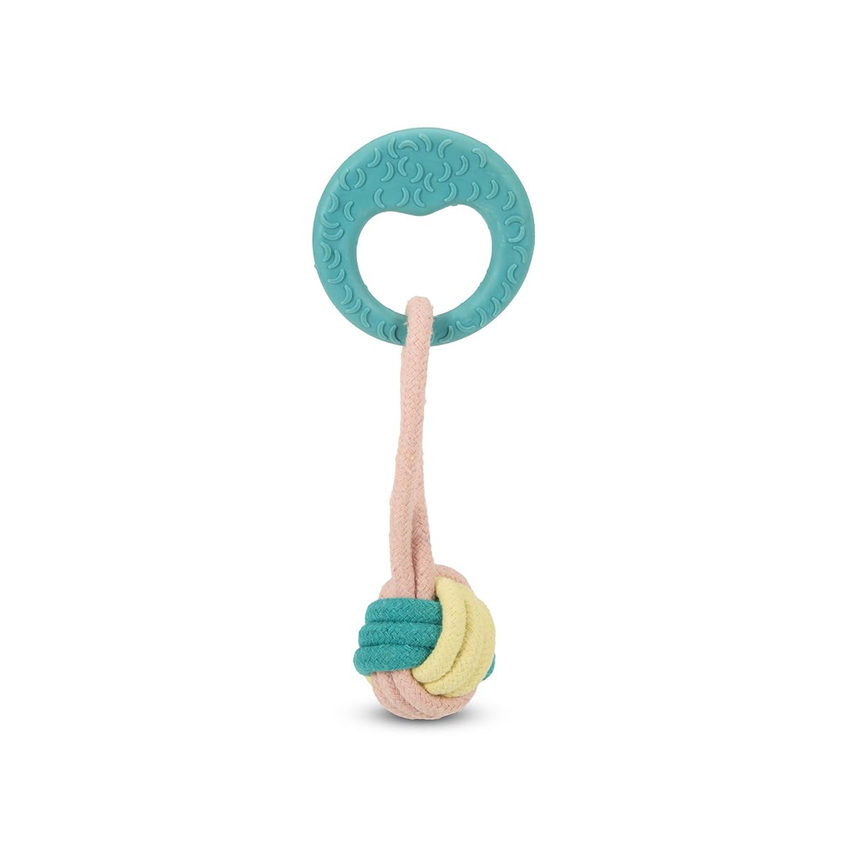 Petface Little Petface Rope Ball Dog Toy with Handle for Small Dogs and Puppies | TPR Material 2