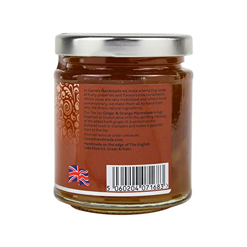 Claire's Handmade Ginger and Orange Marmalade (227g) - Traditionally Made with Real Ginger Root 8