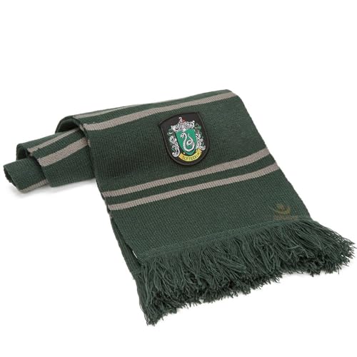 Harry Potter - Slytherin Shield and Fringe Scarf (Accessory)