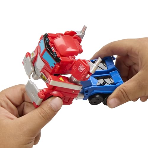 Transformers Optimus Prime Action Figure - 2-in-1 Conversion | 5-Inch Robot | 13 Steps 10