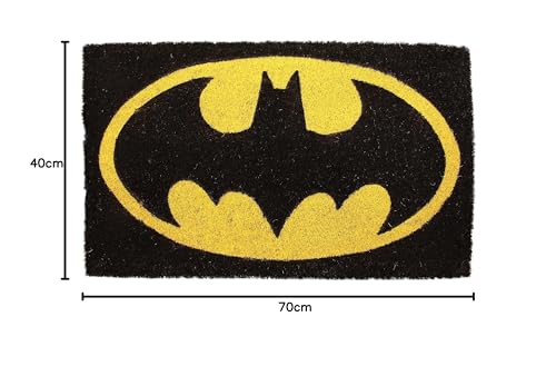 SD Toys - Batman Logo Doormat DC Comics Official Merchandise Coir Entrance Mat