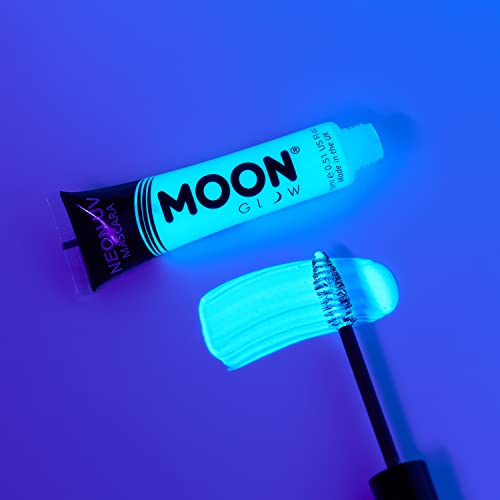 Moon Glow - Neon UV Mascara 15ml Bianco – Brilla brillantemente sotto i raggi UV!