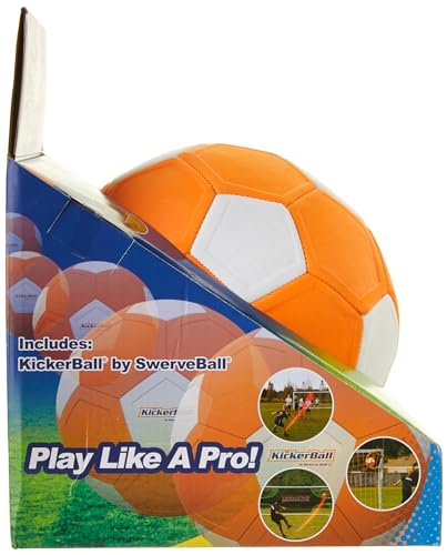 KickerBall 1190 - Aerodynamic Football for Swerving, Curving & Bending Tricks | Ages 6+