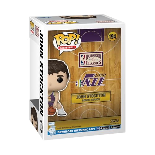 Funko Pop! NBA Legends - John Stockton Rookie Season Vinyl Figure (79679)