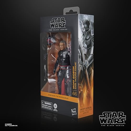 Star Wars The Black Series Moff Gideon (Dark Trooper Armor) 6-Inch Action Figure | Ages 4+ 10