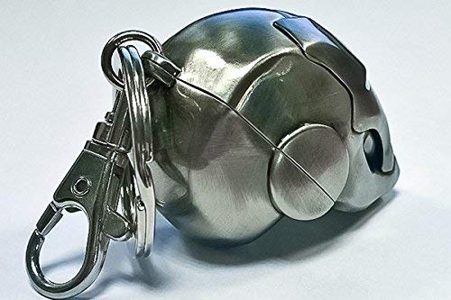 Iron Man Marvel Mark II Helmet Metal Keyring with Mini Carabiner (SMK002NB)