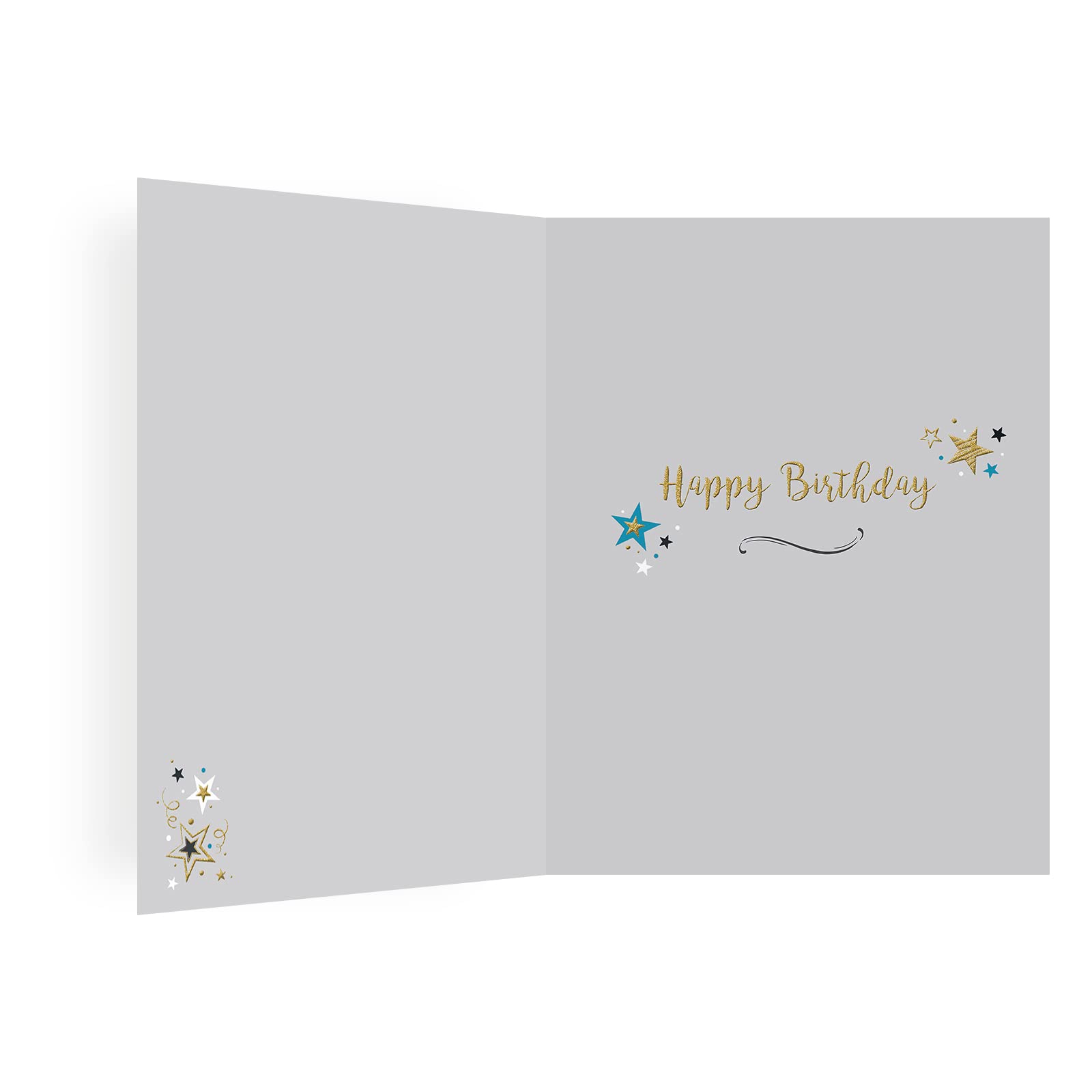 Piccadilly Greetings Birthday Card - 8 x 6 Inches