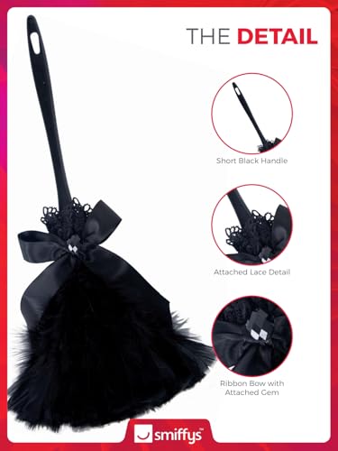 Smiffys Gothic Feather Duster nero