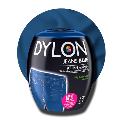 Dylon Washing Machine Fabric Dye Pod - Jeans Blue, 350g