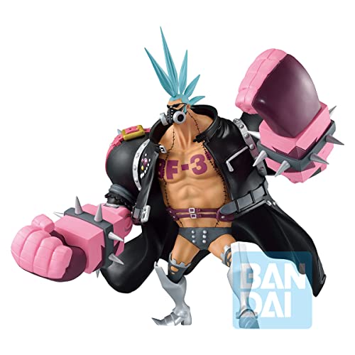 Bandai Spirits Ichibansho - One Piece Franky (Film Red) Action Figure - 7.3" Collectible for Ages 15+