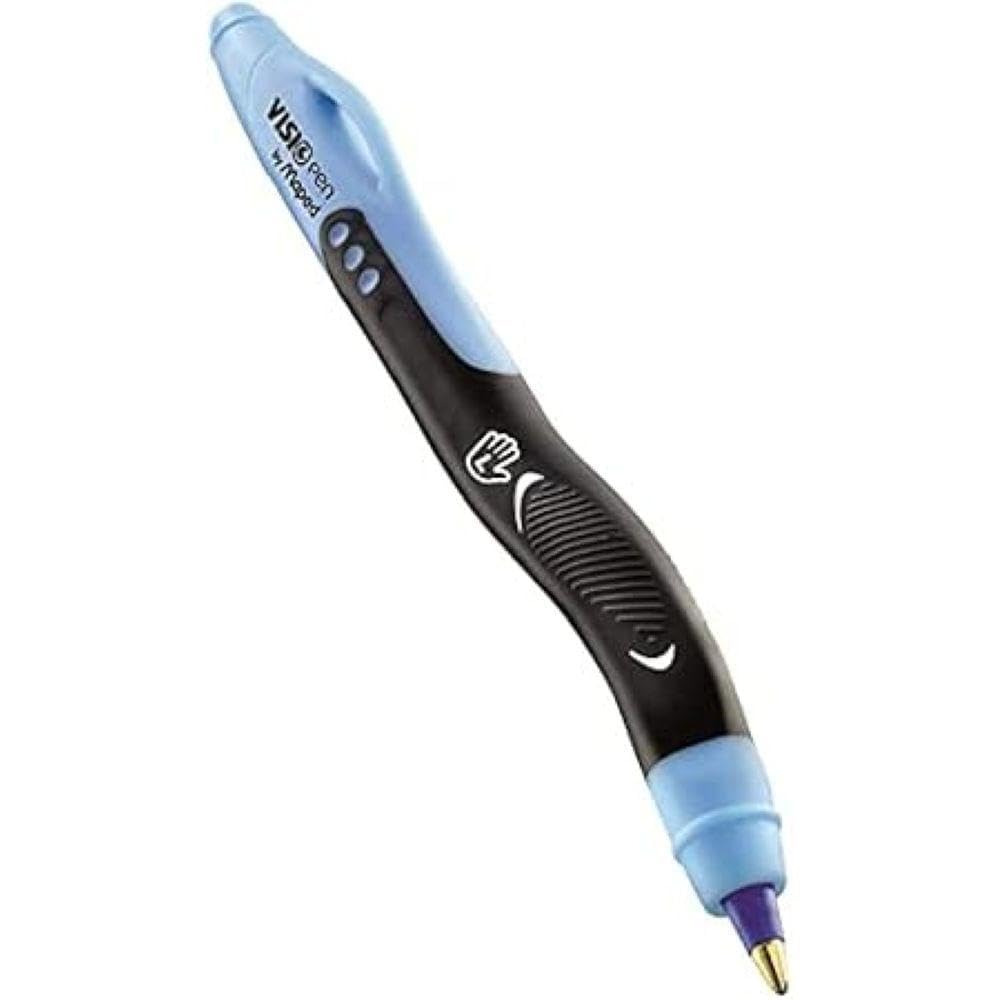 Maped Visio Left-Handed Ballpoint Pen - Blue Ink - Ergonomic Design for Left-Handed Writers - Perfect for Kids & Adults at School or Work 1