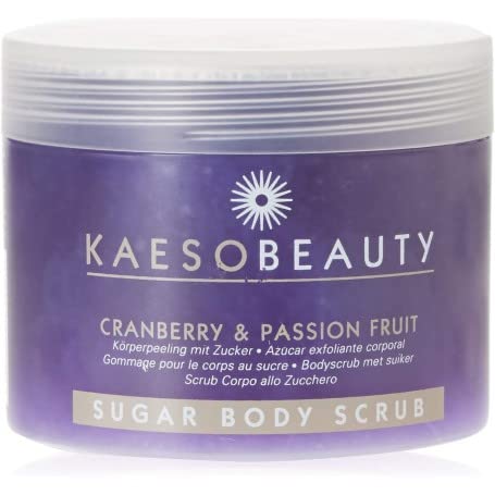 Kaeso Exfoliating Body Scrub - Cranberry & Passion Fruit Sugar | 450ml | Smoothening & Nourishing 2