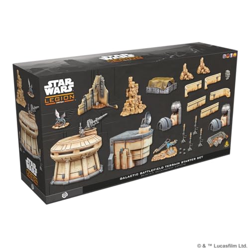 Asmodee Star Wars Legion: Galactic Battlefield Terrain Starter Set | Limited Time Bundle