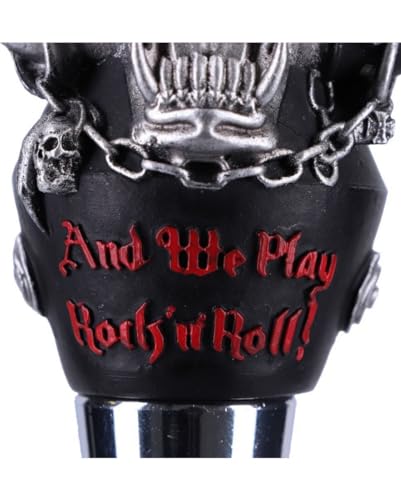 Nemesis Now - Officially Licensed Motorhead Warpig Bottle Stopper, Silver, 13.5cm