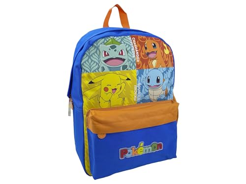 CYPBRANDS Pokémon Kanto Starters Youth Backpack Adaptable to Trolley (MC-386-PK)