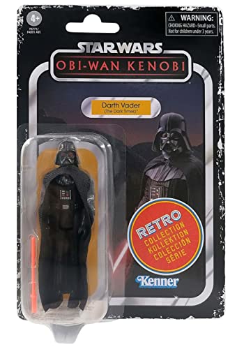 Hasbro Star Wars Retro Collection Darth Vader (The Dark Times) - 3.75-Inch-Scale Action Figure for Ages 4+