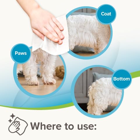 Beaphar Pet Wipes - Universal Hygiene for Cats & Dogs | 30 Count | Plant-Based 6