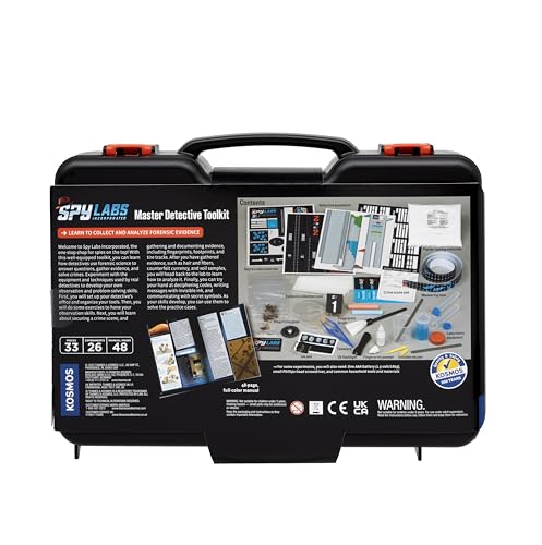 Spy Labs Master Detective Toolkit V2 - Forensic Science Kit for Ages 8+ 8