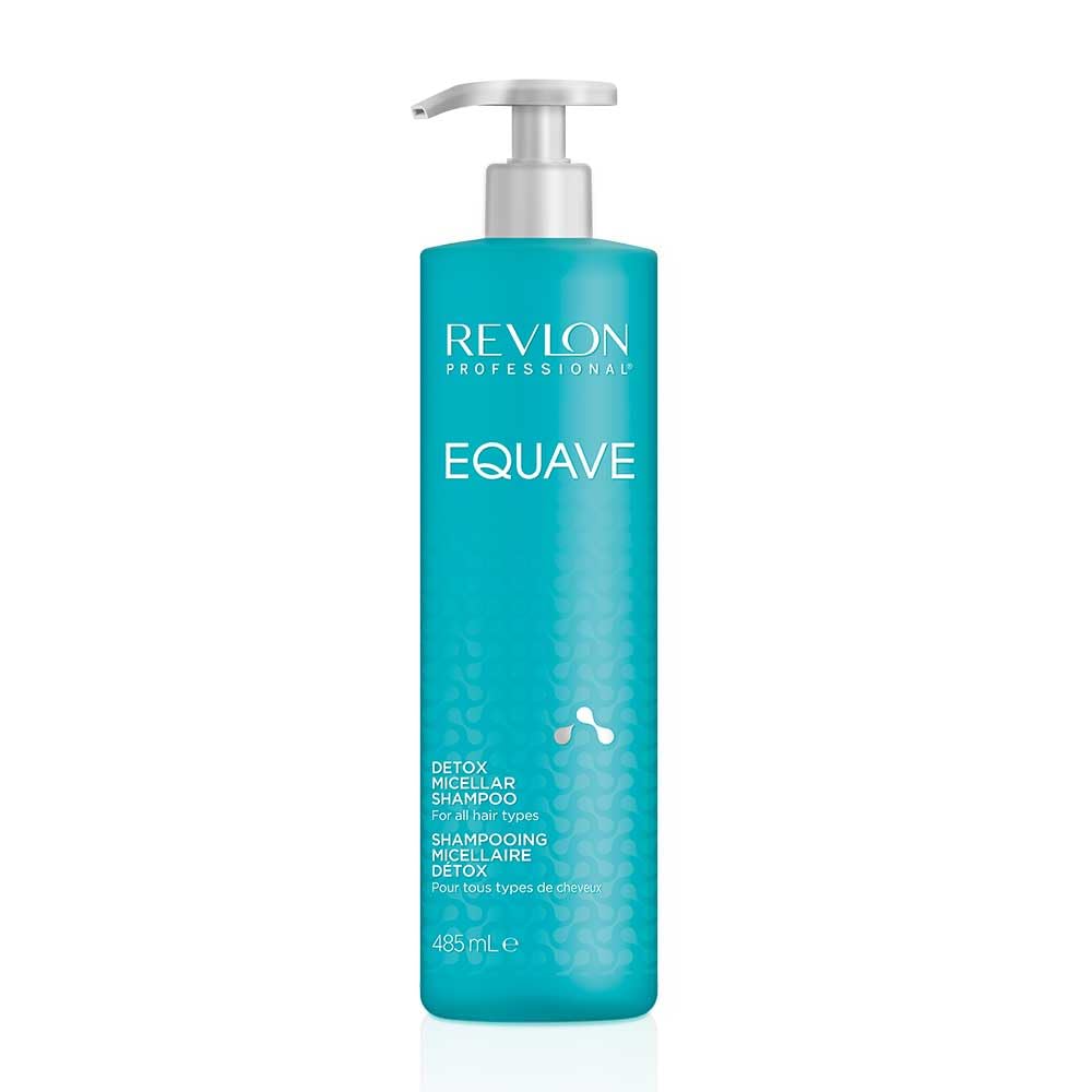 REVLON PROFESSIONAL Equave Detox Micellar Shampoo - Deep Cleansing, Smoothing, For All Hair Types | 485 ml