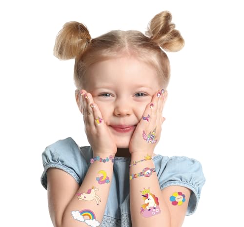 Avenir Unicorn Nail Stickers and Temporary Tattoos Creative Set (260+ Stickers) 3