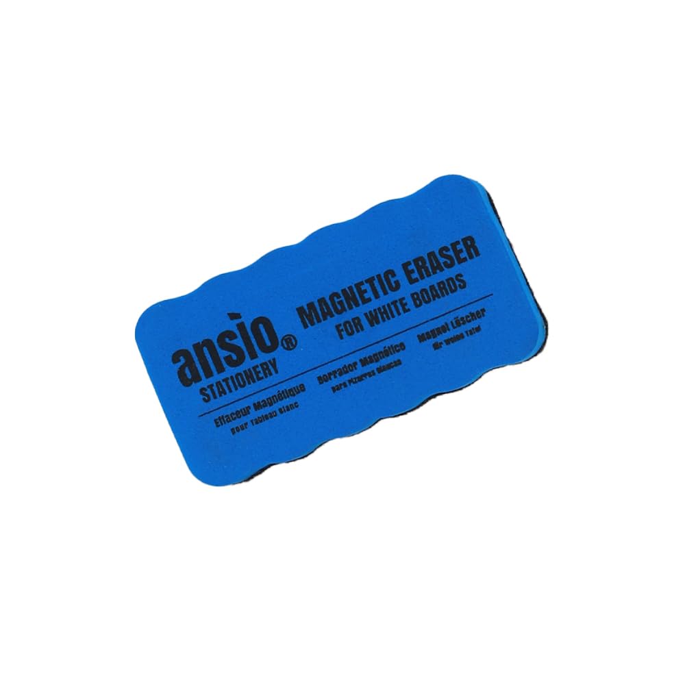 ANSIO Magnetic Whiteboard Eraser - Durable, Lightweight, Eco-Friendly | Multiple Colors 1