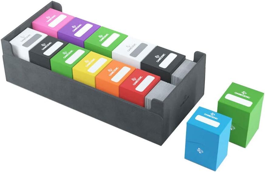 Gamegenic Dungeon 1100+ XL Card Box - Holds 1,100 Double-Sleeved Cards | Removable Cover | Plastic 4