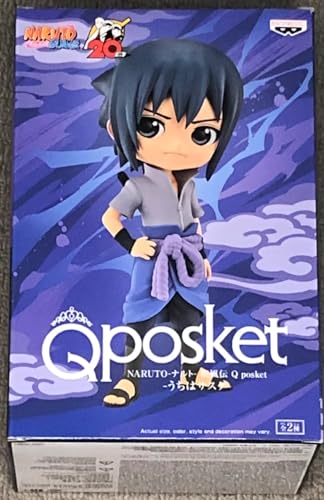 Banpresto QPosket Naruto Shippuden - Sasuke Uchiha Vers. A Figurine (BP18709)