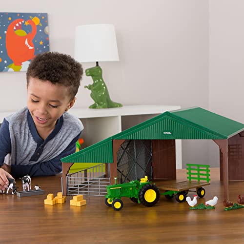 John Deere 736 47024 EA Farm Building Set Traktor, rot