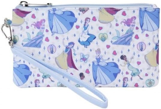 Loungefly Disney Princess Manga Style Nylon Wristlet Wallet (Disney Princess Collection)