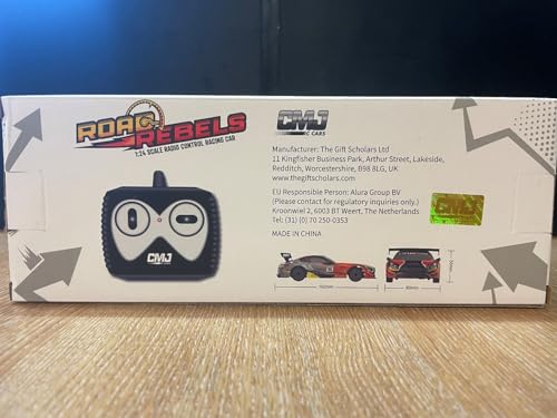 Road Rebel Redline Racer - 1:24 Scale RC Car with 2.4GHz Remote Control 22