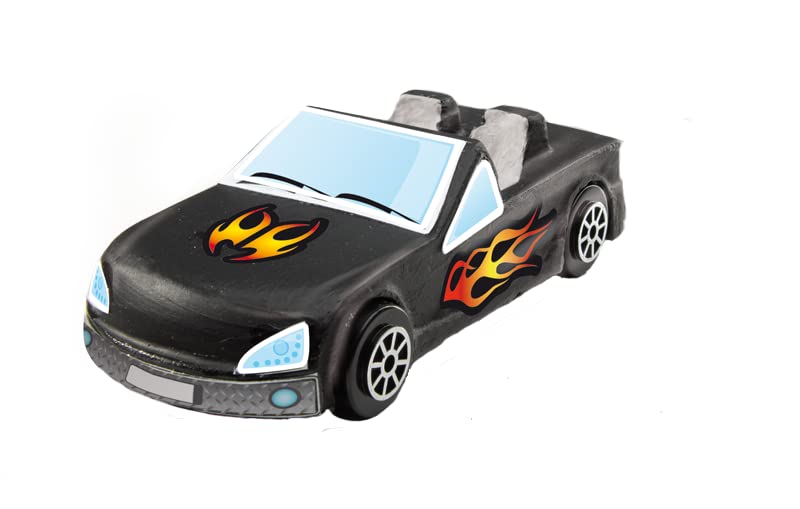 SES Creative 01401 Casting and Painting Cars Figure Kit | Ages 4-8 | Includes Plaster & 6 Paints