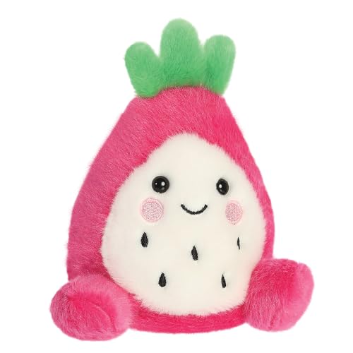 AURORA Palm Pals Rhys Dragon Fruit Soft Toy | 13cm | Pink & White | Suitable from Birth