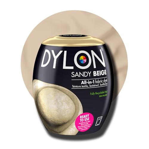 Dylon Washing Machine Fabric Dye Pod - Sandy Beige, 350g