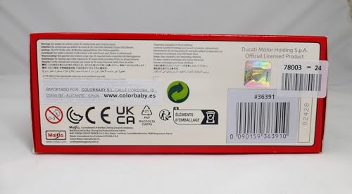 Maisto 1:18 Scale Ducati Lenovo Team Motorcycle Model - Die-Cast Collectible by Bburago Italia 9