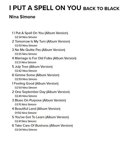 Nina Simone - I Put A Spell On You [VINYL]
