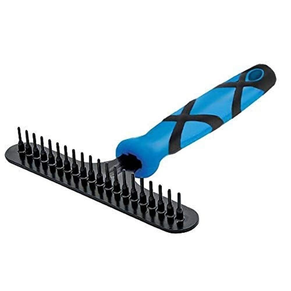GROOM PROFESSIONAL Undercoat Rake for Dogs - Efficient Undercoat Removal | Comfortable Grip | Blue/Black 1