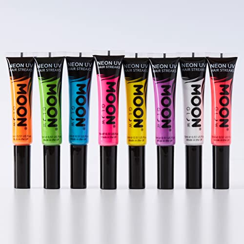 Moon Glow Neon UV Mascara 15 ml Rosso si illumina brillantemente sotto i raggi UV!