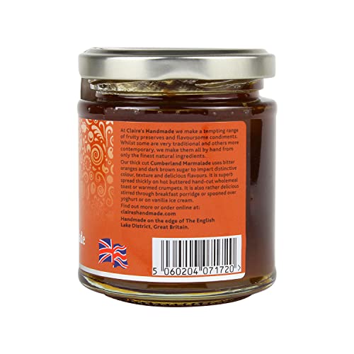 Claire's Handmade Thick Cut Cumberland Marmalade - Bitter Orange & Dark Brown Sugar | 227g 3