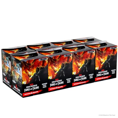 Wizkids Dungeons &amp; Dragons Icons of the Realms Fangs &amp; Talons Booster-Stein (8)