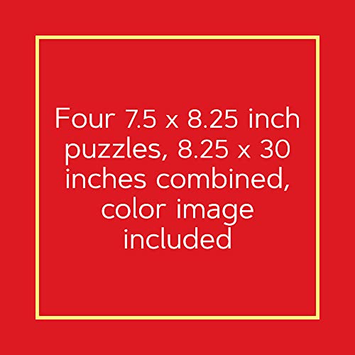 LEGO Christmas Train Puzzle - Four 100-Piece Building Sets for Ages 7+ 15