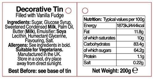 CRAFTin London Bus Souvenir Tin with 200g Vanilla Fudge | Vegetarian | Collectible Gift 7