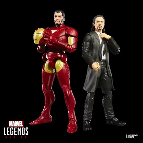 Marvel Legends Series Iron Man (Extremis) & Marvel’s Mandarin Action Figures Set | 15-cm Scale 13