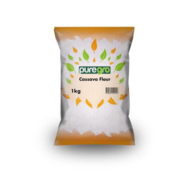 Puregro Cassava Flour - Grounded Manioc/Yuca Root | 1kg Pack 1