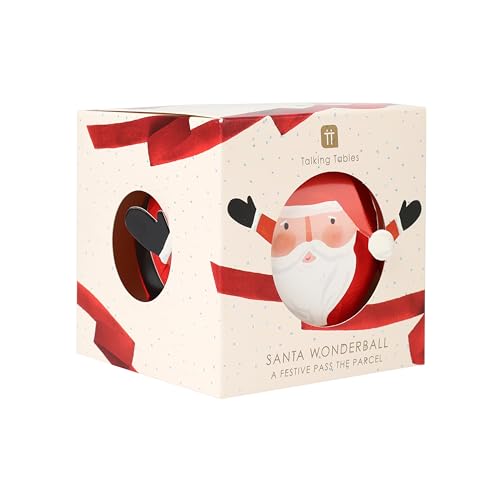 Talking Tables Pass the Parcel Christmas Kids Game - Santa Wonderball with 12 Jokes & 10 Mini Surprises 5