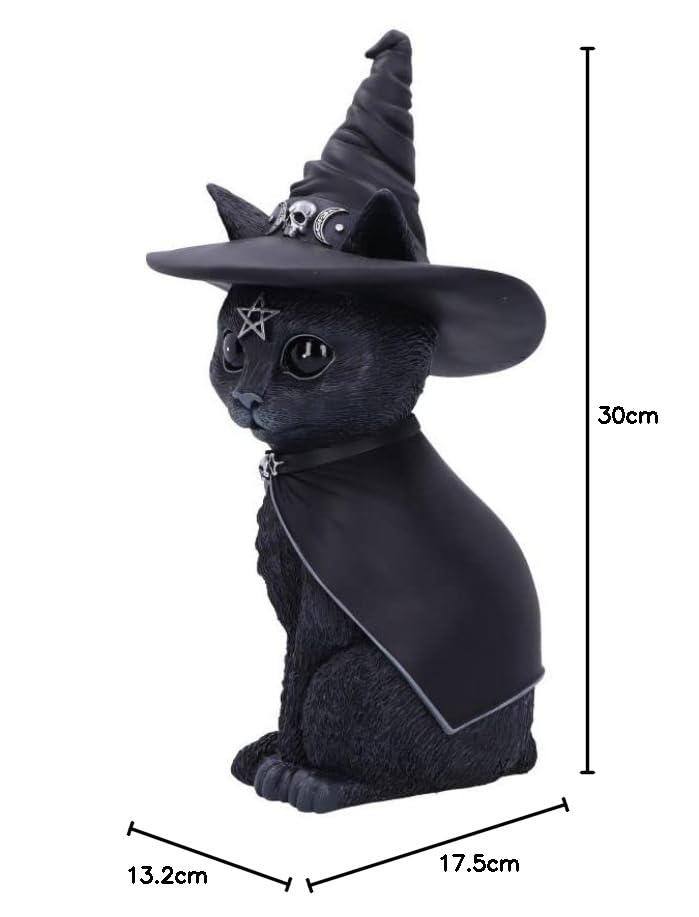 Nemesis Now Cult Cuties Purrah Witch Cat Figurine (B5903V2)