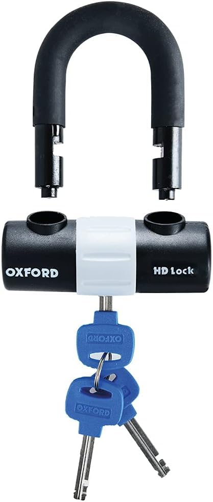 Oxford HD Chain Lock & Screamer 7 Alarm Disc Lock - Heavy Duty Security | 100dB Alarm | Key Replacement Service 4